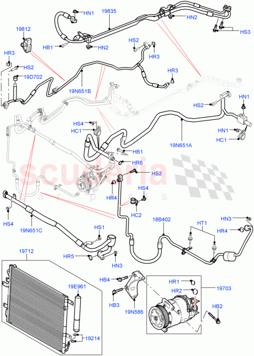 Part Diagram for Land Rover LR022744