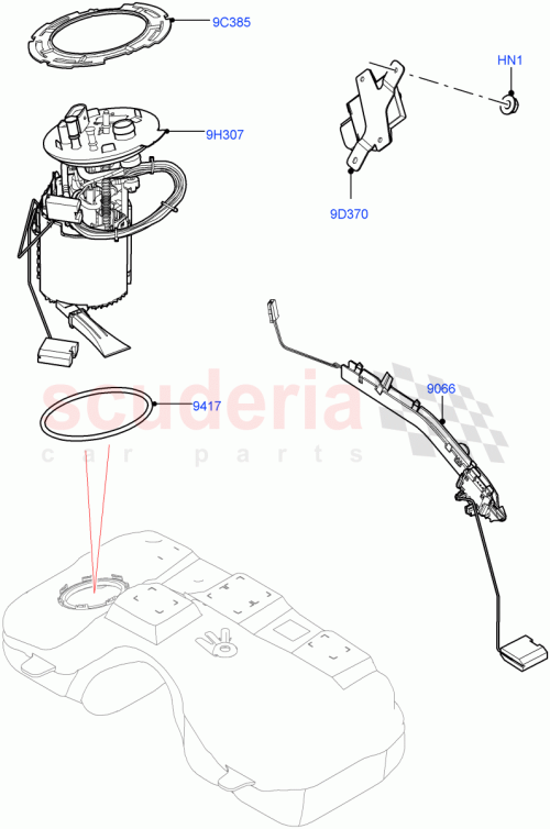 Part Diagram for Land Rover LR139415