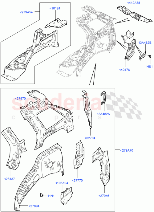 Part Diagram for Land Rover LR044212