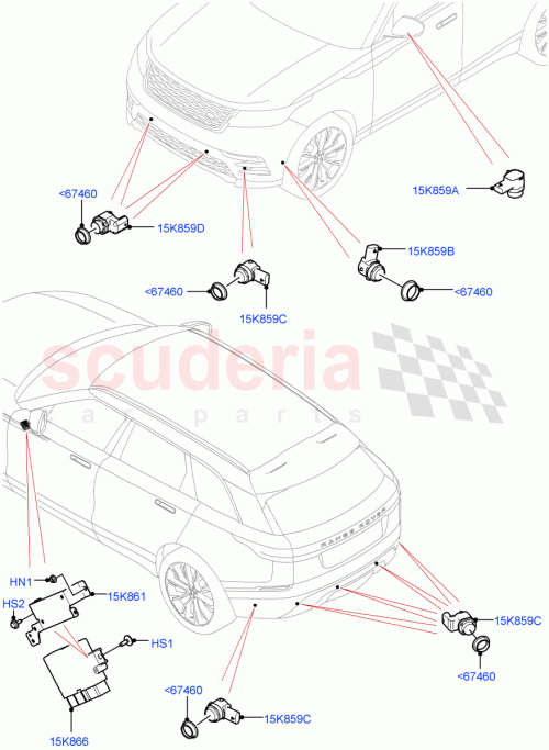 Part Diagram for Land Rover LR092950