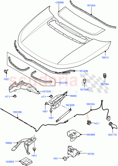 Part Diagram for Land Rover LR127400