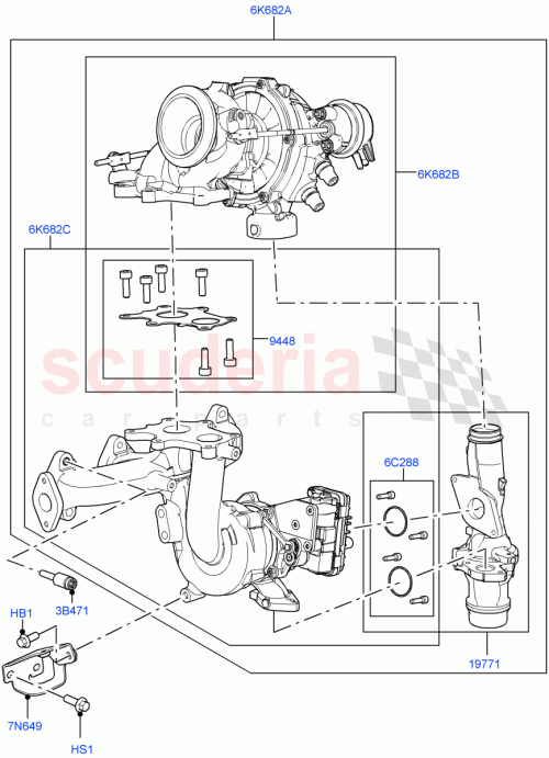 Part Diagram for Land Rover LR112414