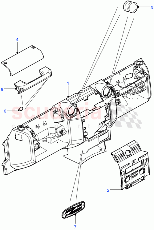 Part Diagram for Land Rover LR069153