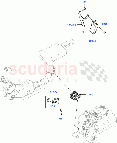 Part Diagram for Land Rover LR062819