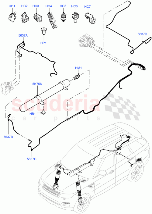 Part Diagram for Land Rover LR045738