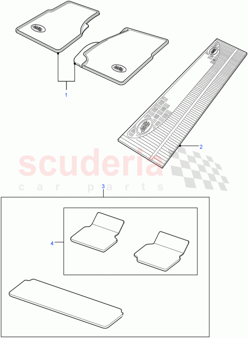 Part Diagram for Land Rover VPLDS0147
