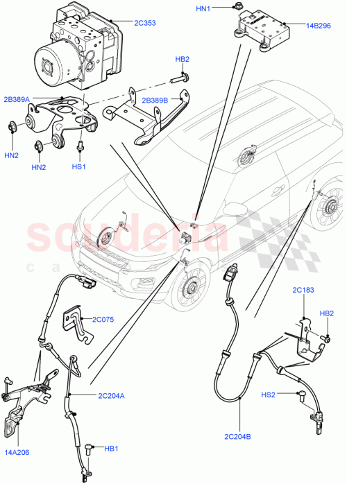 Part Diagram for Land Rover LR024208