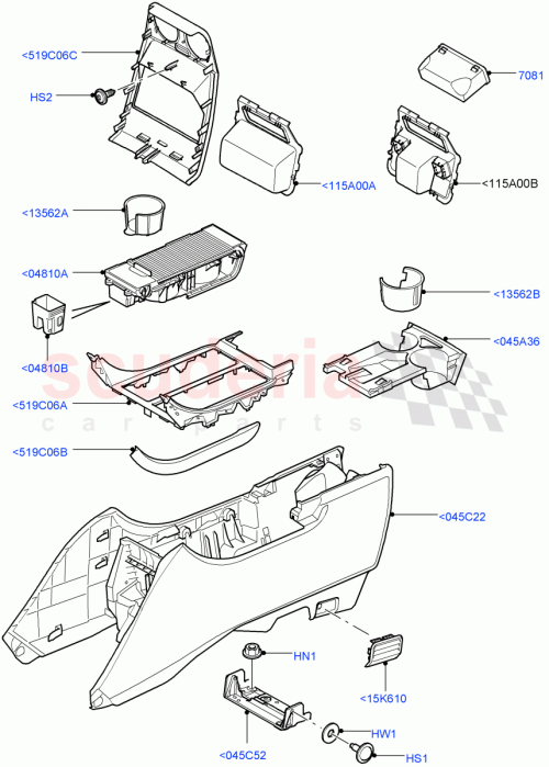 Part Diagram for Land Rover FJI500032PVJ