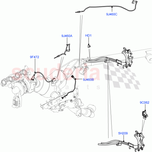 Part Diagram for Land Rover LR071020