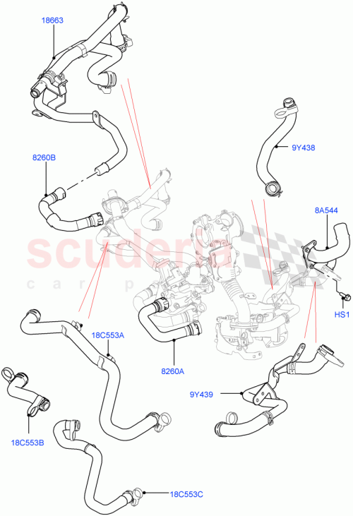 Part Diagram for Land Rover LR117900