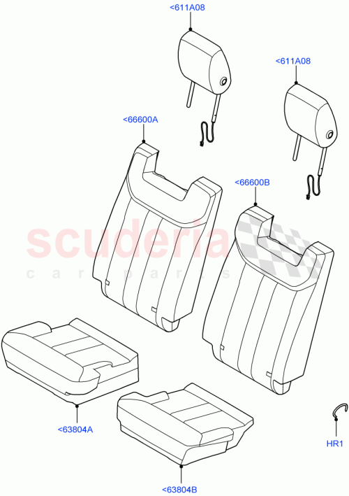 Part Diagram for Land Rover LR166226