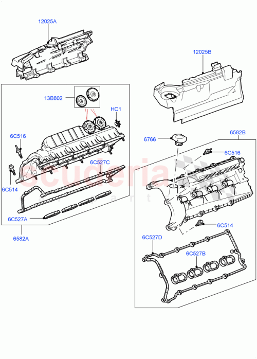 Part Diagram for Land Rover LR010882