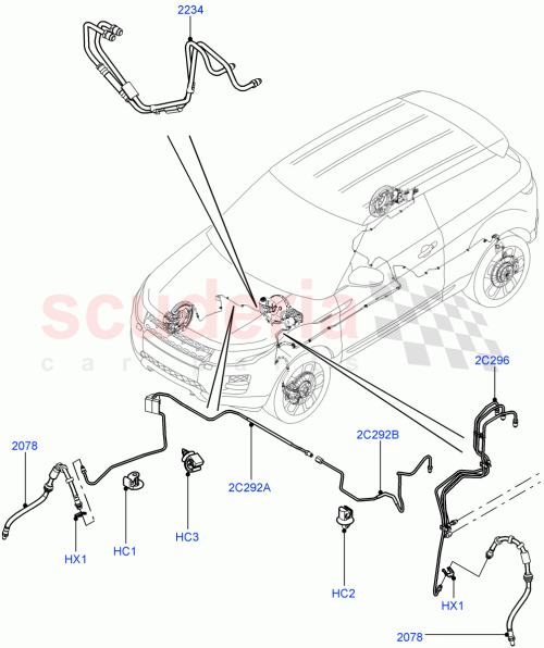 Part Diagram for Land Rover LR076674
