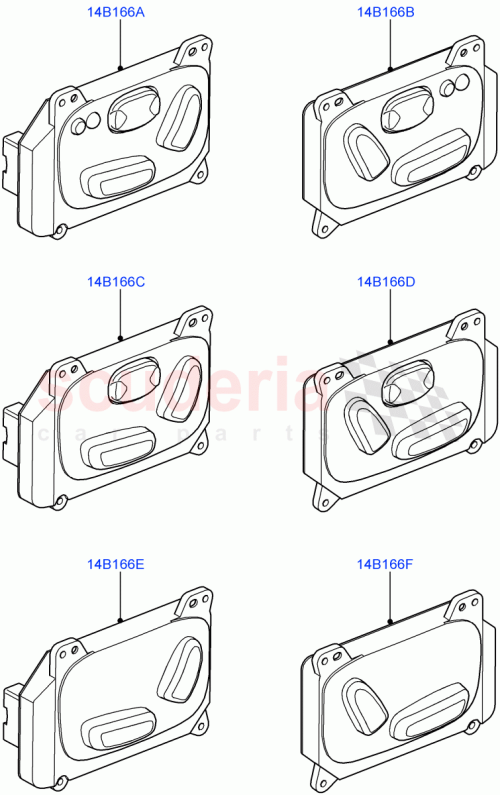 Part Diagram for Land Rover LR013369