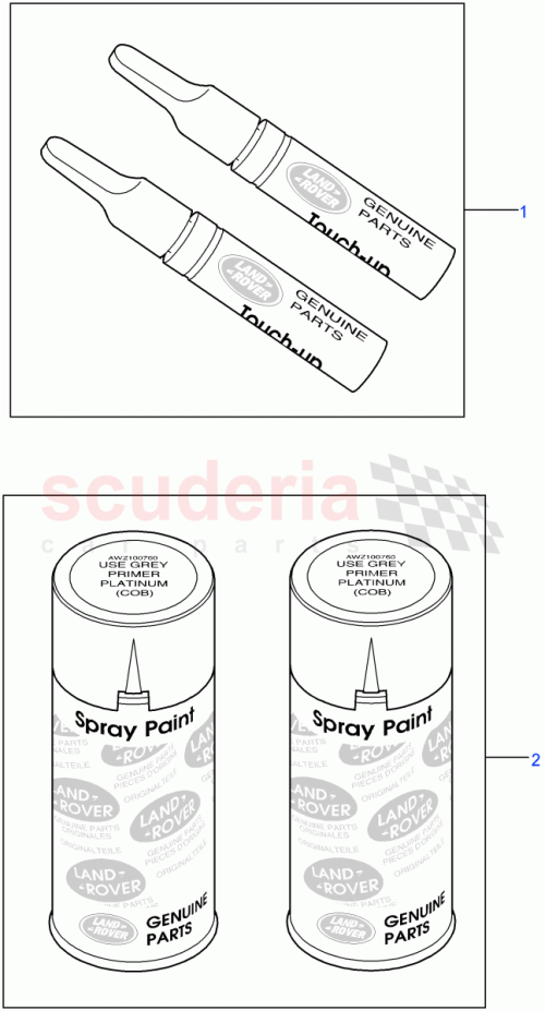 Part Diagram for Land Rover LR005703