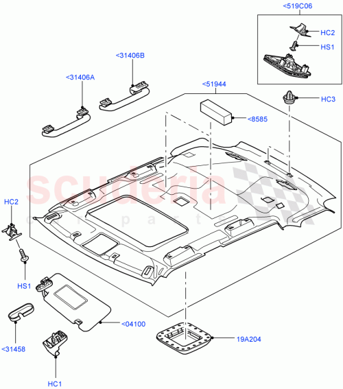 Part Diagram for Land Rover EDP000033NUG