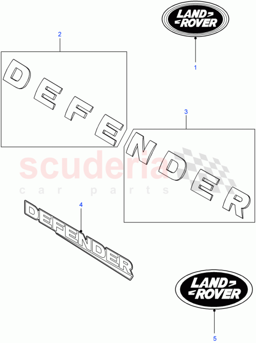 Part Diagram for Land Rover LR058430
