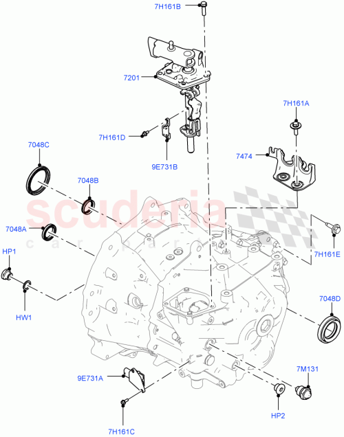 Part Diagram for Land Rover LR113576