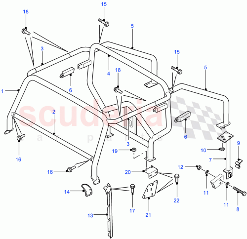 Part Diagram for Land Rover LR008915