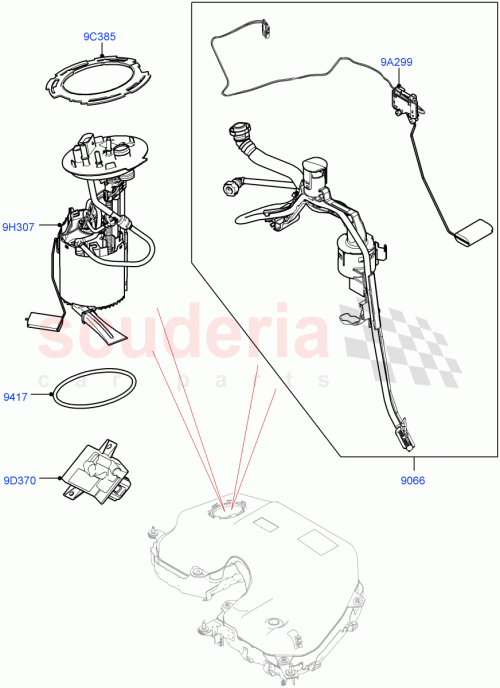 Part Diagram for Land Rover LR088562