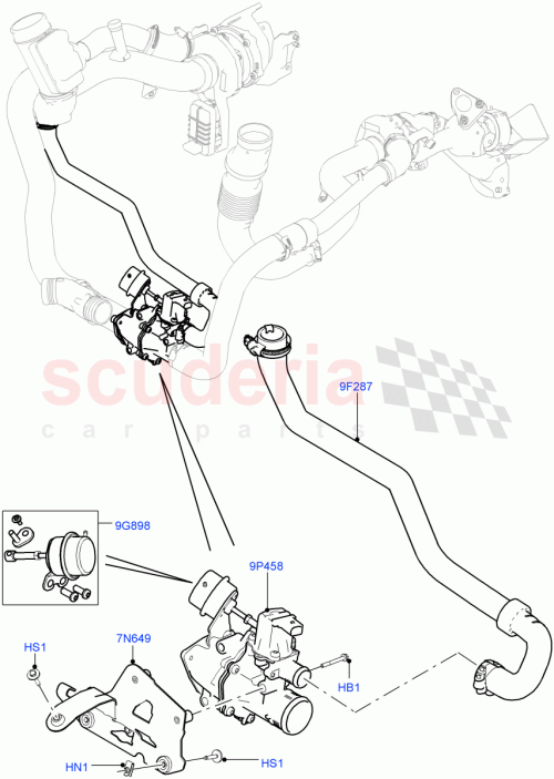 Part Diagram for Land Rover LR036486