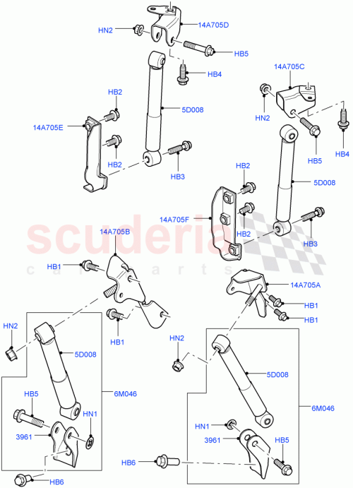Part Diagram for Land Rover RQU500670