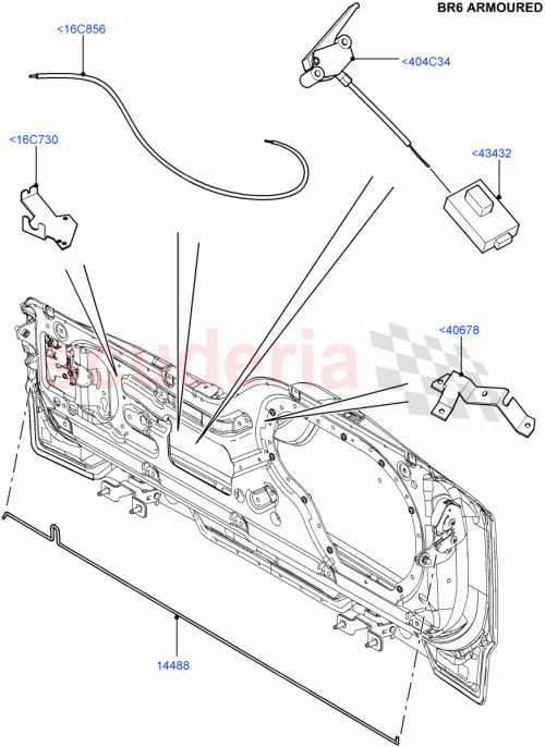 Part Diagram for Land Rover LR012556
