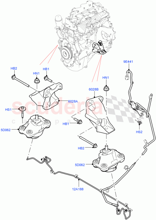 Part Diagram for Land Rover LR081527