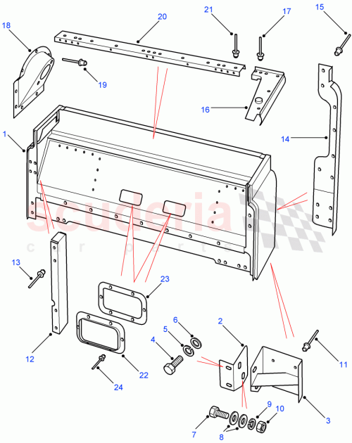 Part Diagram for Land Rover MRC5527