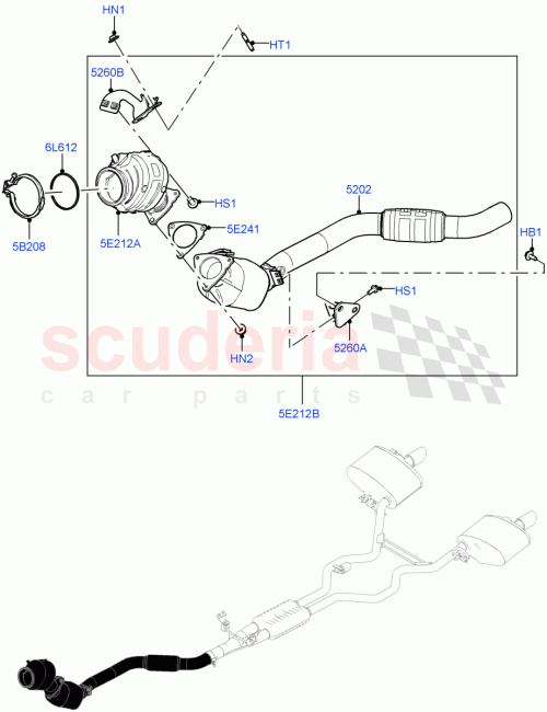Part Diagram for Land Rover LR165248