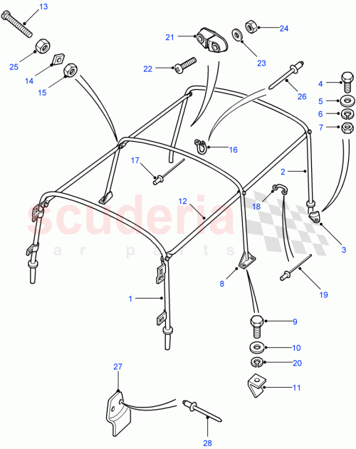 Part Diagram for Land Rover 330896