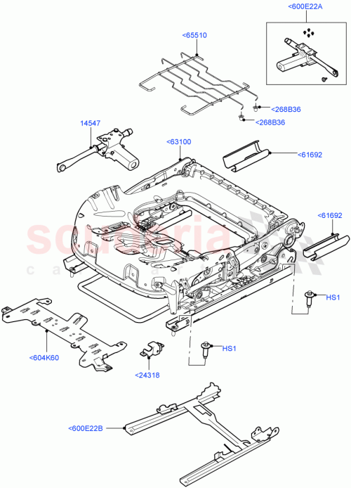 Part Diagram for Land Rover LR087293