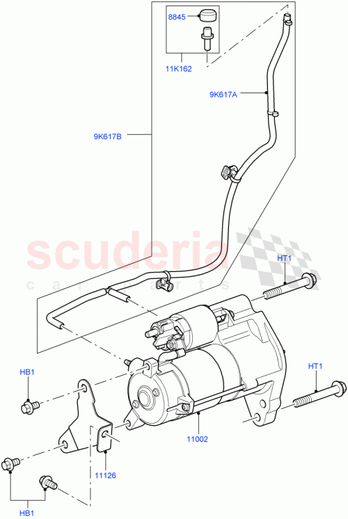 Part Diagram for Land Rover LR057401