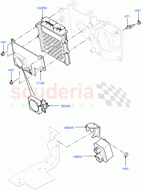 Part Diagram for Land Rover LR029605