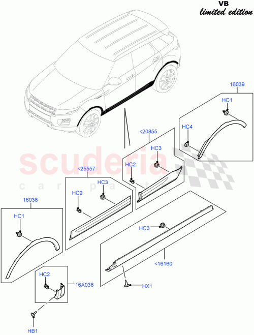 Part Diagram for Land Rover LR043639