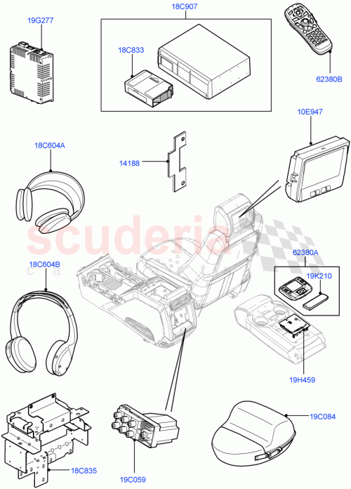 Part Diagram for Land Rover XQE500510