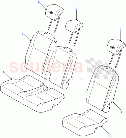 Part Diagram for Land Rover LR018123