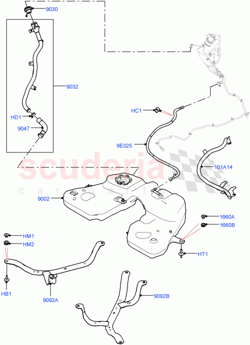Part Diagram for Land Rover LR152382