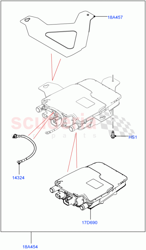 Part Diagram for Land Rover LR146160