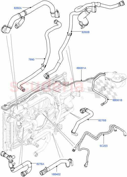 Part Diagram for Land Rover LR072104