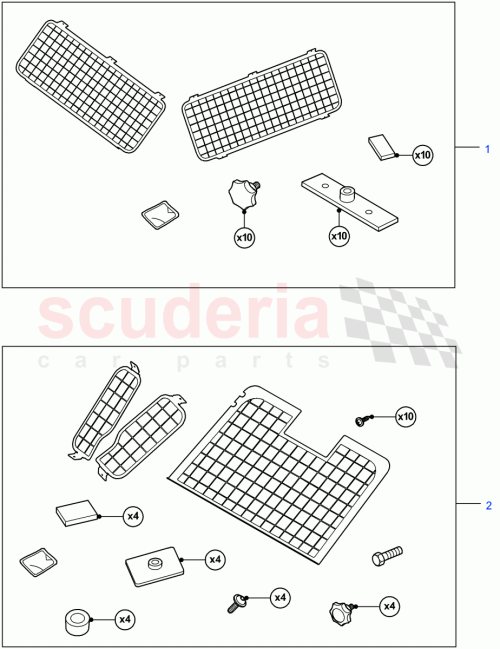 Part Diagram for Land Rover VPLDS0247