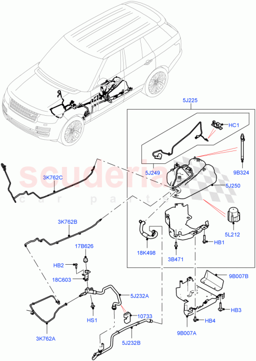 Part Diagram for Land Rover LR104348
