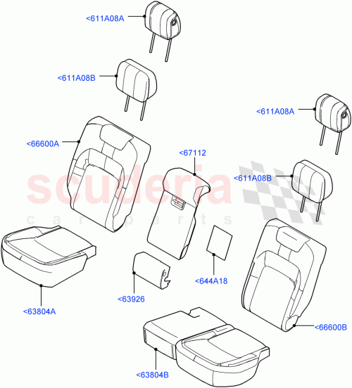 Part Diagram for Land Rover LR118779
