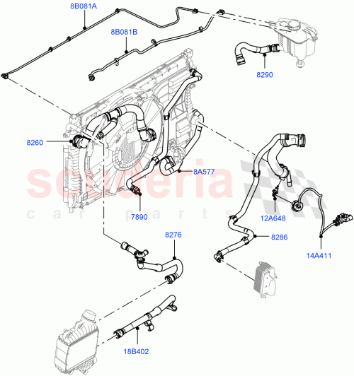 Part Diagram for Land Rover LR115065