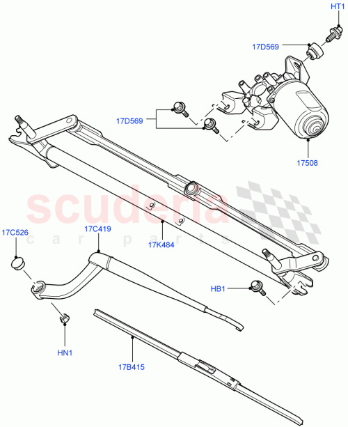Part Diagram for Land Rover LR018368