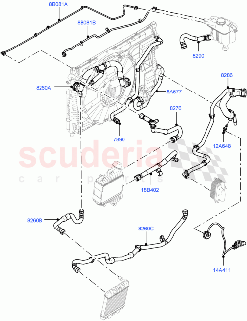 Part Diagram for Land Rover LR115215