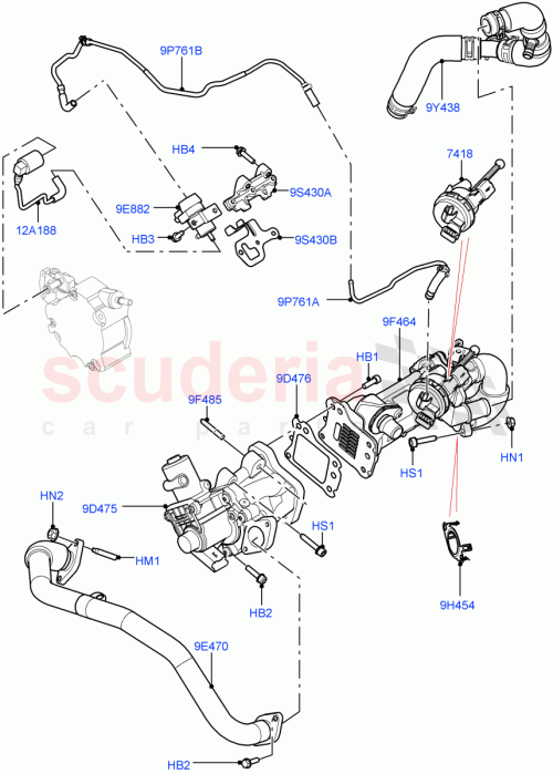 Part Diagram for Land Rover LR057662