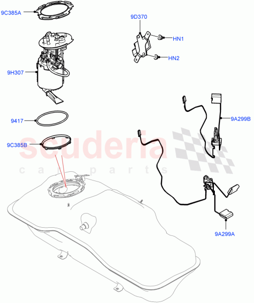 Part Diagram for Land Rover LR136581