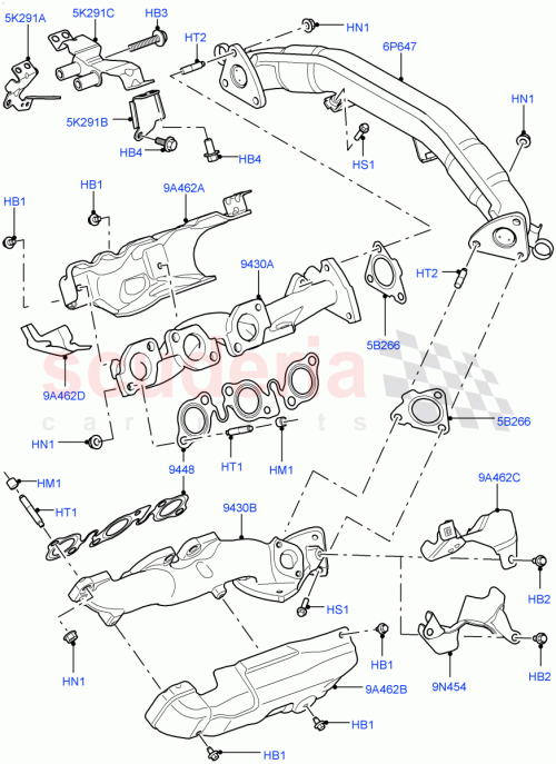Part Diagram for Land Rover LR061961