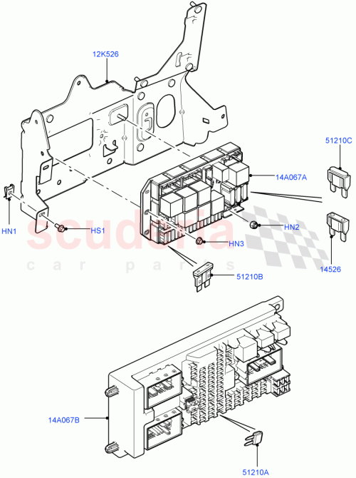 Part Diagram for Land Rover LR019431